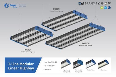 160lm/w Low Bleščati modularni linearni Highbay
